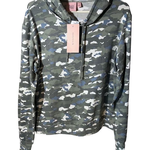 Camo Hoody By Thrive Society Flex Time Soft and Super Stretchy Ling Sleeve - Picture 3 of 7